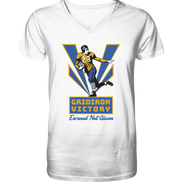 Gridiron Victory - Mens Organic V-Neck Shirt