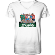 Football is Family - Mens Organic V-Neck Shirt