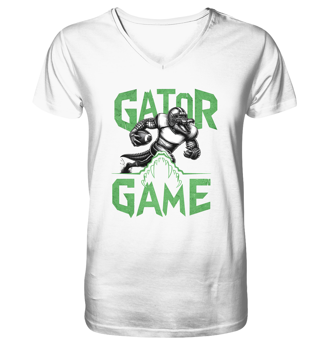 Gator Game - Mens Organic V-Neck Shirt