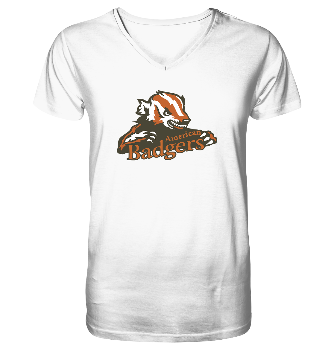 Milwaukee Badgers - Mens Organic V-Neck Shirt