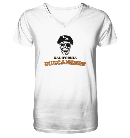 California Buccaneers - Mens Organic V-Neck Shirt