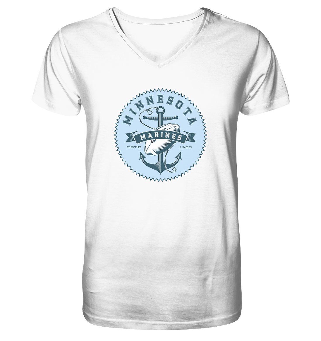 Minnesota Marines II - Men's Organic V-Neck Shirt
