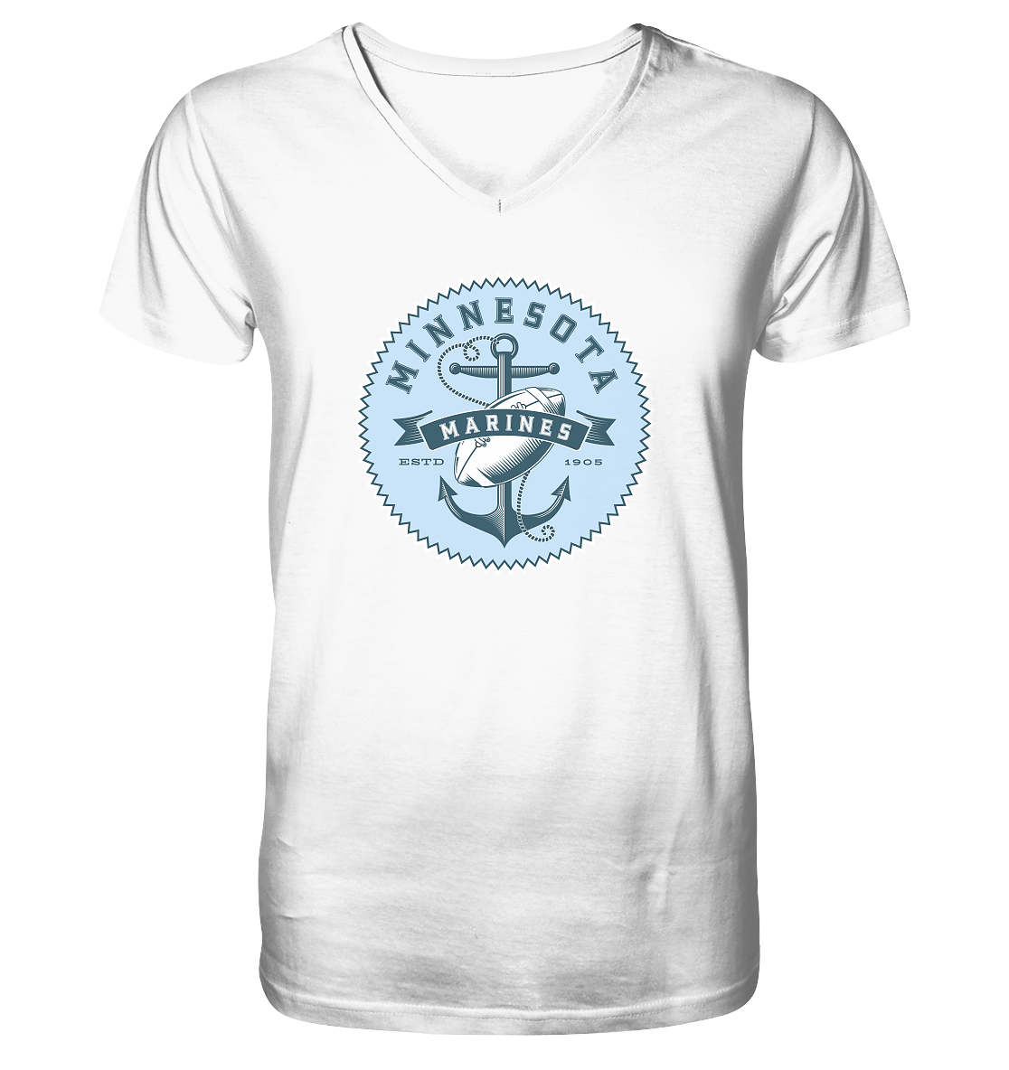 Minnesota Marines II - Men's Organic V-Neck Shirt