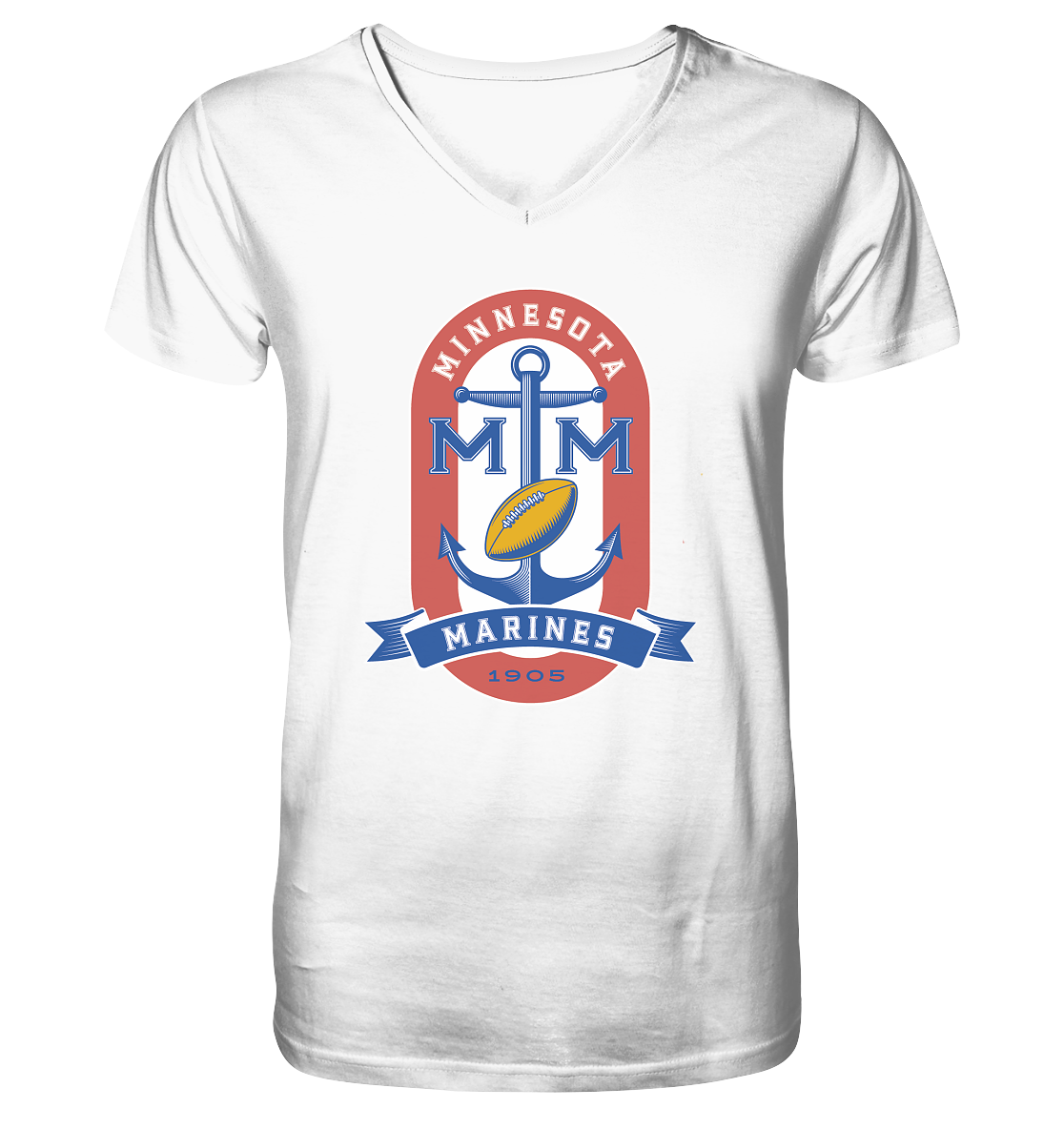 Minnesota Marines - Mens Organic V-Neck Shirt