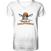 Pirates of California - Mens Organic V-Neck Shirt