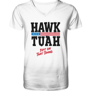 Hawk Tuah - Men's Organic V-Neck Shirt