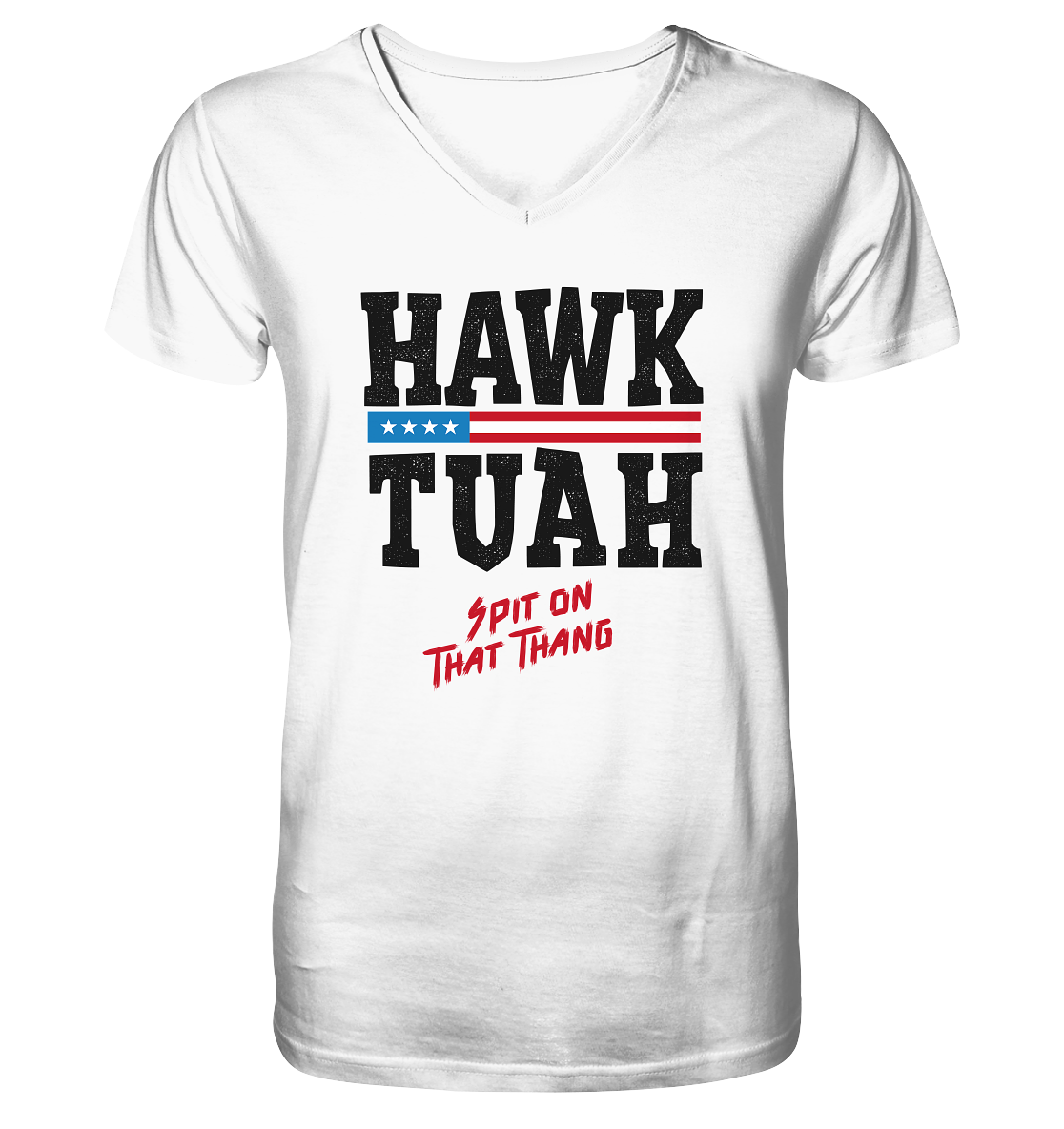 Hawk Tuah - Men's Organic V-Neck Shirt