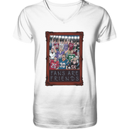 Fans are Friends - Men's Organic V-Neck Shirt
