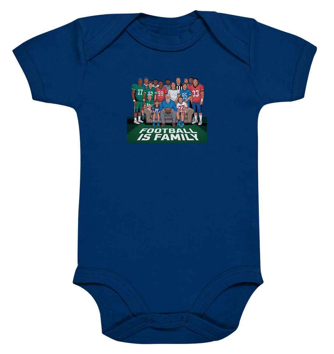 Football is Family - Organic Baby Bodysuit