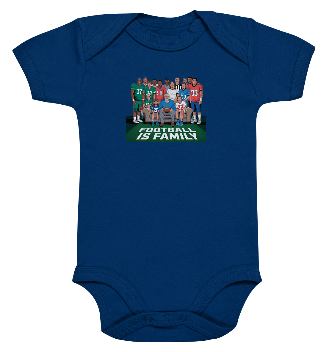 Football is Family - Organic Baby Bodysuit