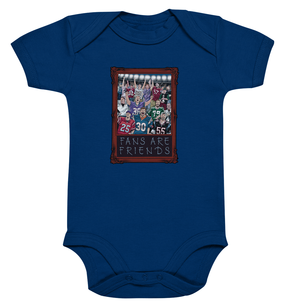 Fans are Friends  - Organic Baby Bodysuit