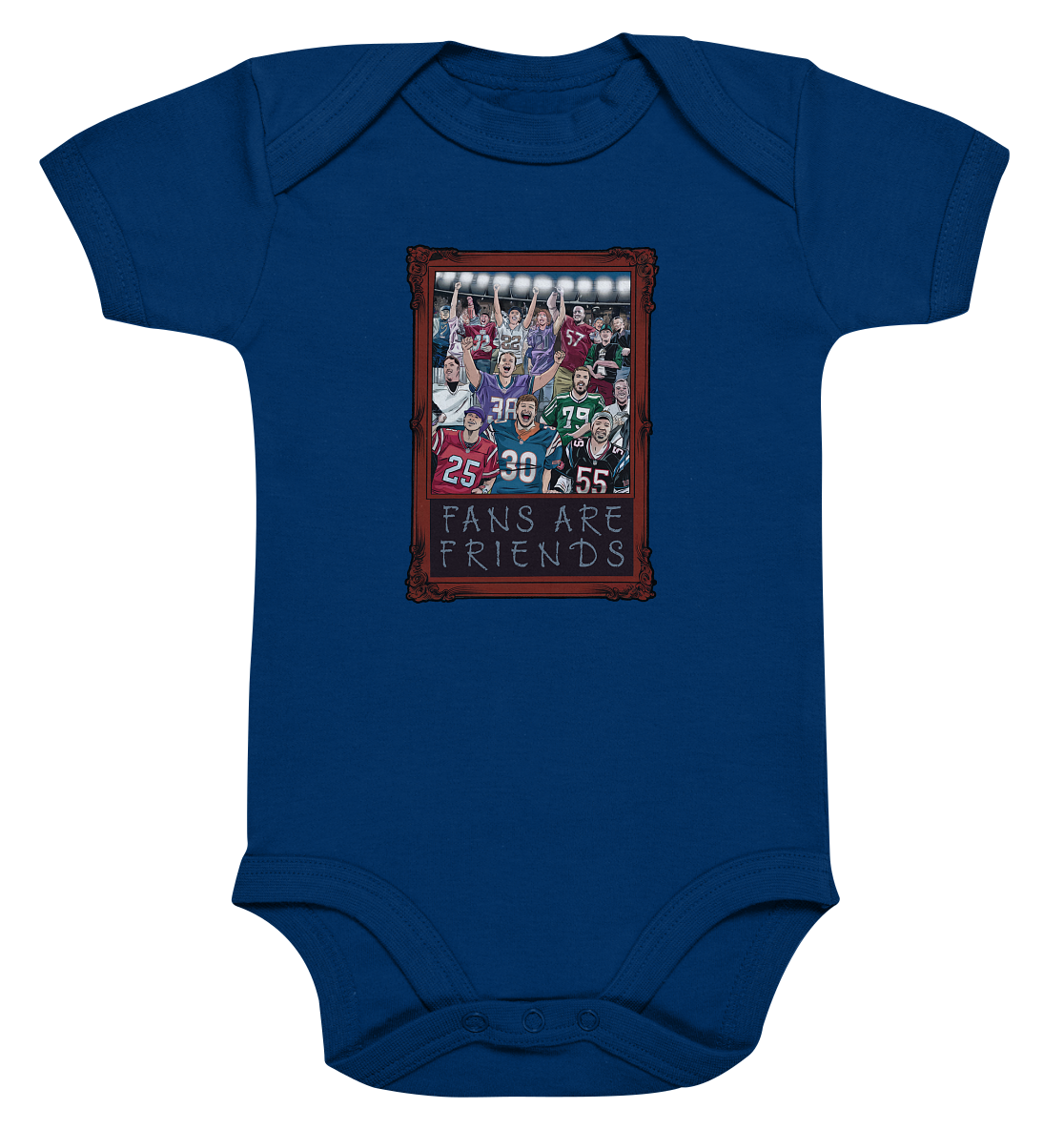 Fans are Friends  - Organic Baby Bodysuit