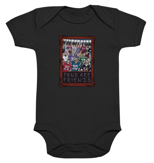 Fans are Friends  - Organic Baby Bodysuit