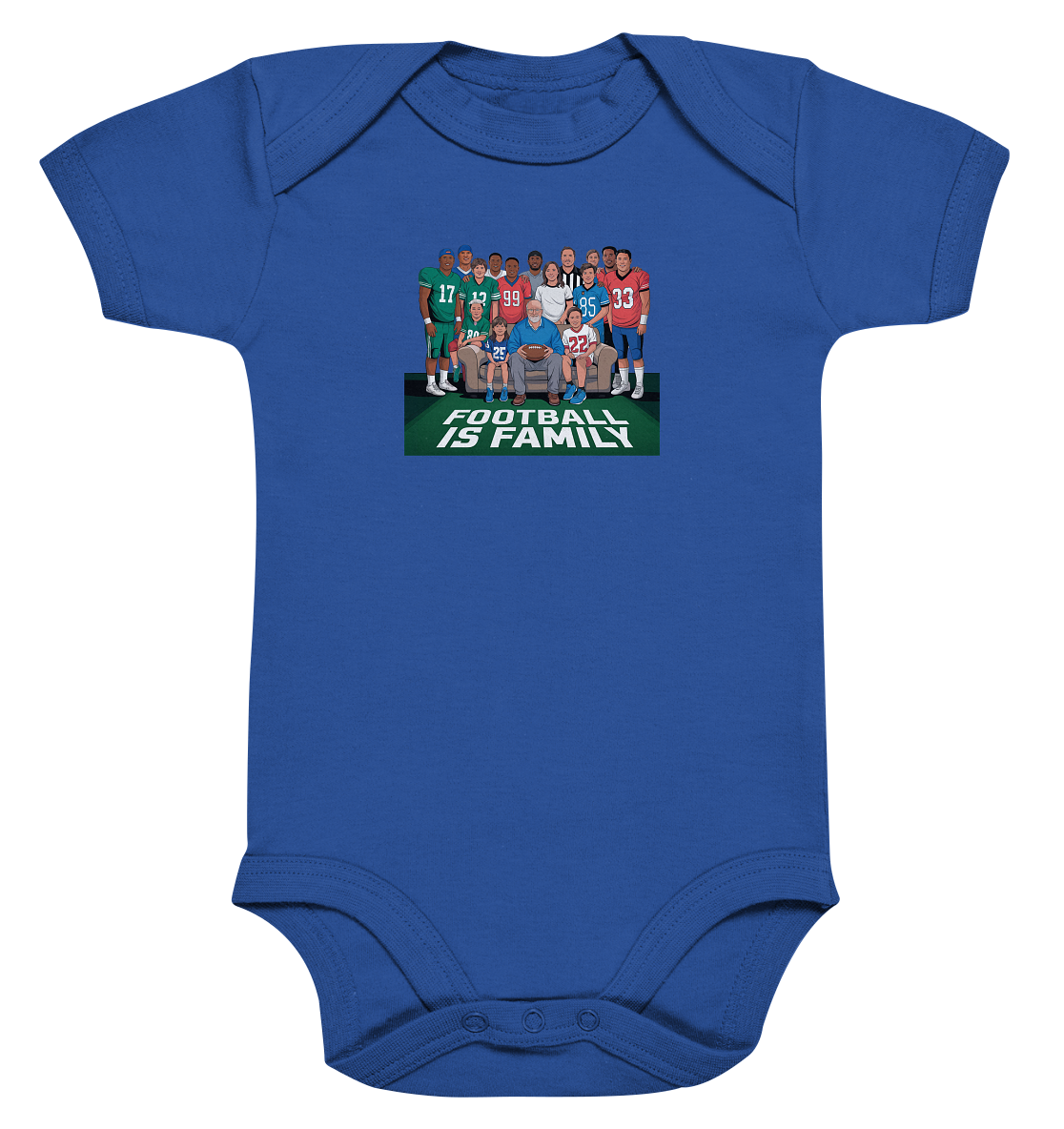 Football is Family - Organic Baby Bodysuit