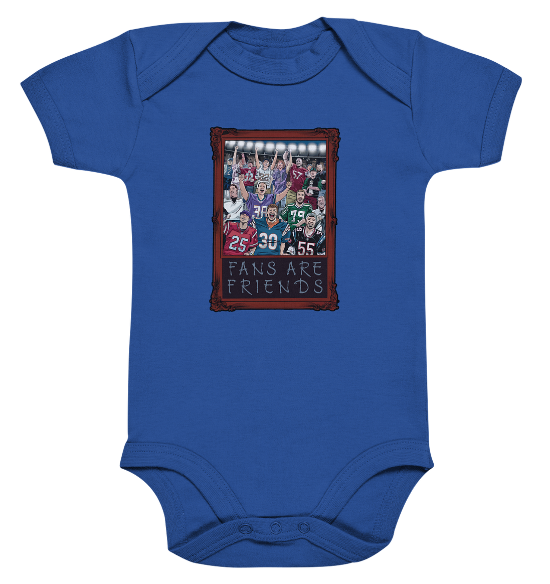 Fans are Friends  - Organic Baby Bodysuit