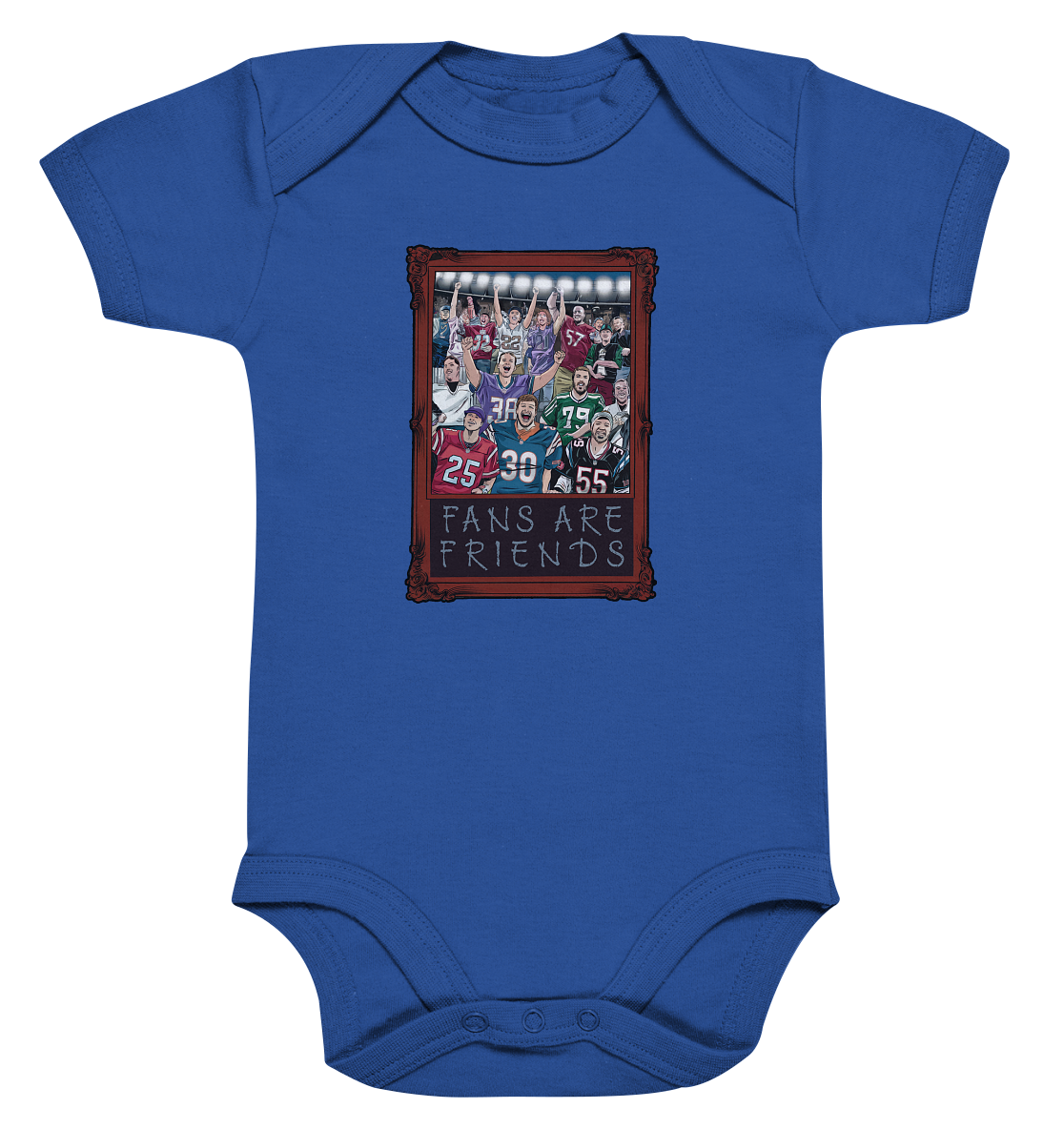 Fans are Friends  - Organic Baby Bodysuit