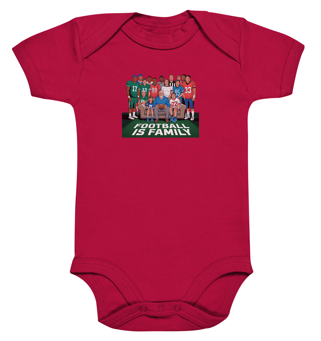 Football is Family - Organic Baby Bodysuit