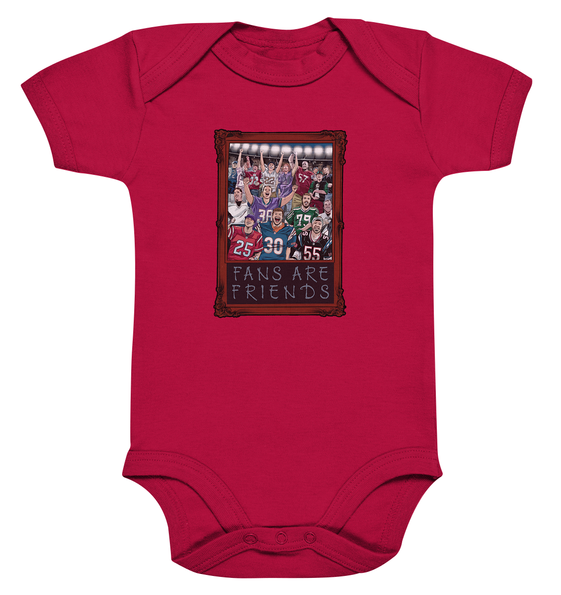 Fans are Friends  - Organic Baby Bodysuit