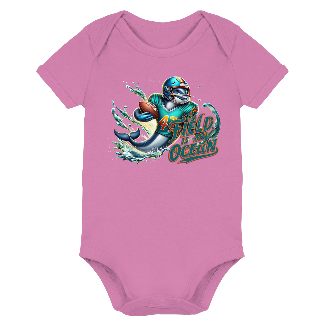 The Field is my Ocean - Organic Baby Bodysuit