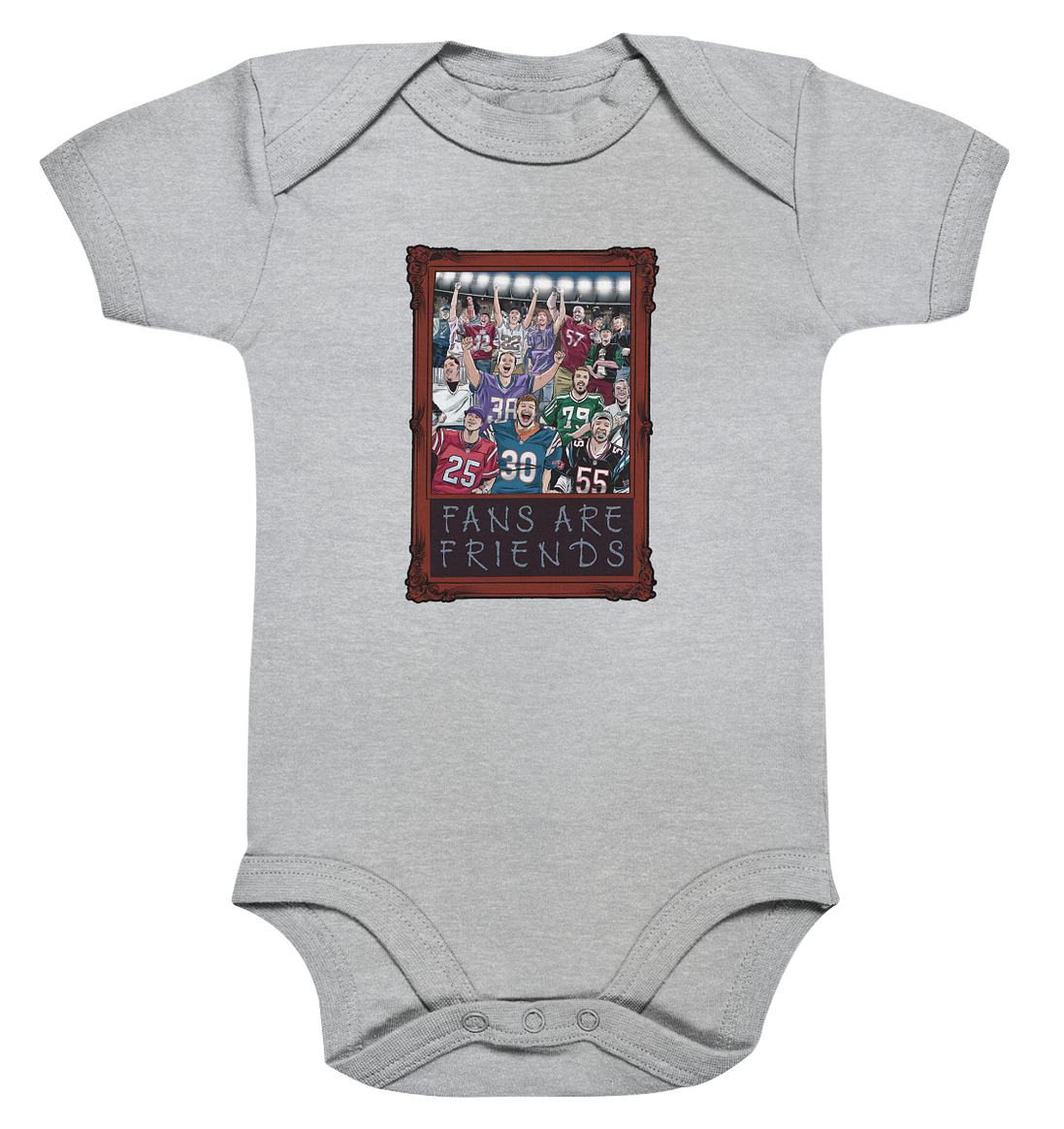 Fans are Friends  - Organic Baby Bodysuit