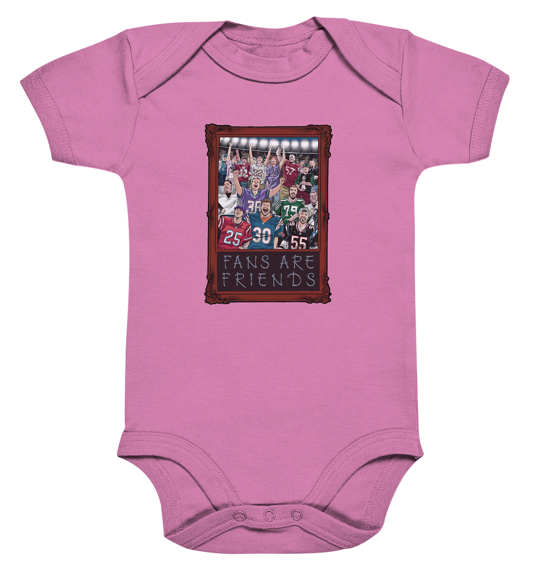 Fans are Friends  - Organic Baby Bodysuit