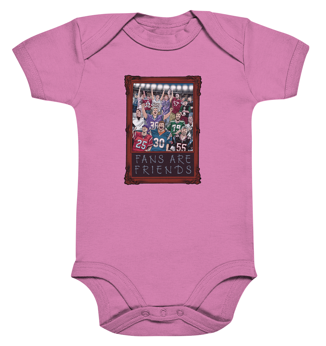 Fans are Friends  - Organic Baby Bodysuit