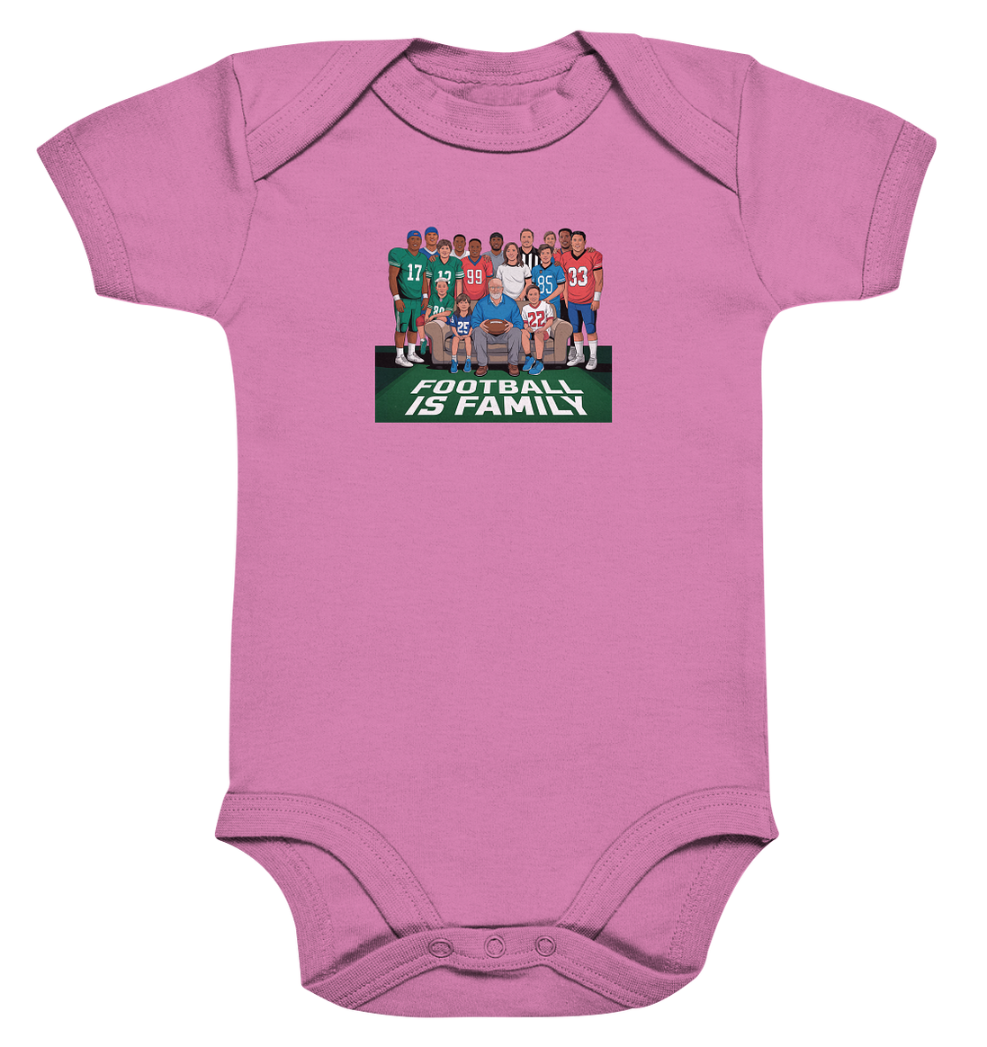 Football is Family - Organic Baby Bodysuit