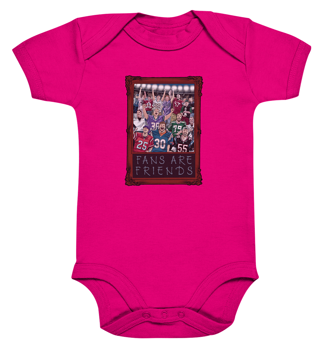 Fans are Friends  - Organic Baby Bodysuit