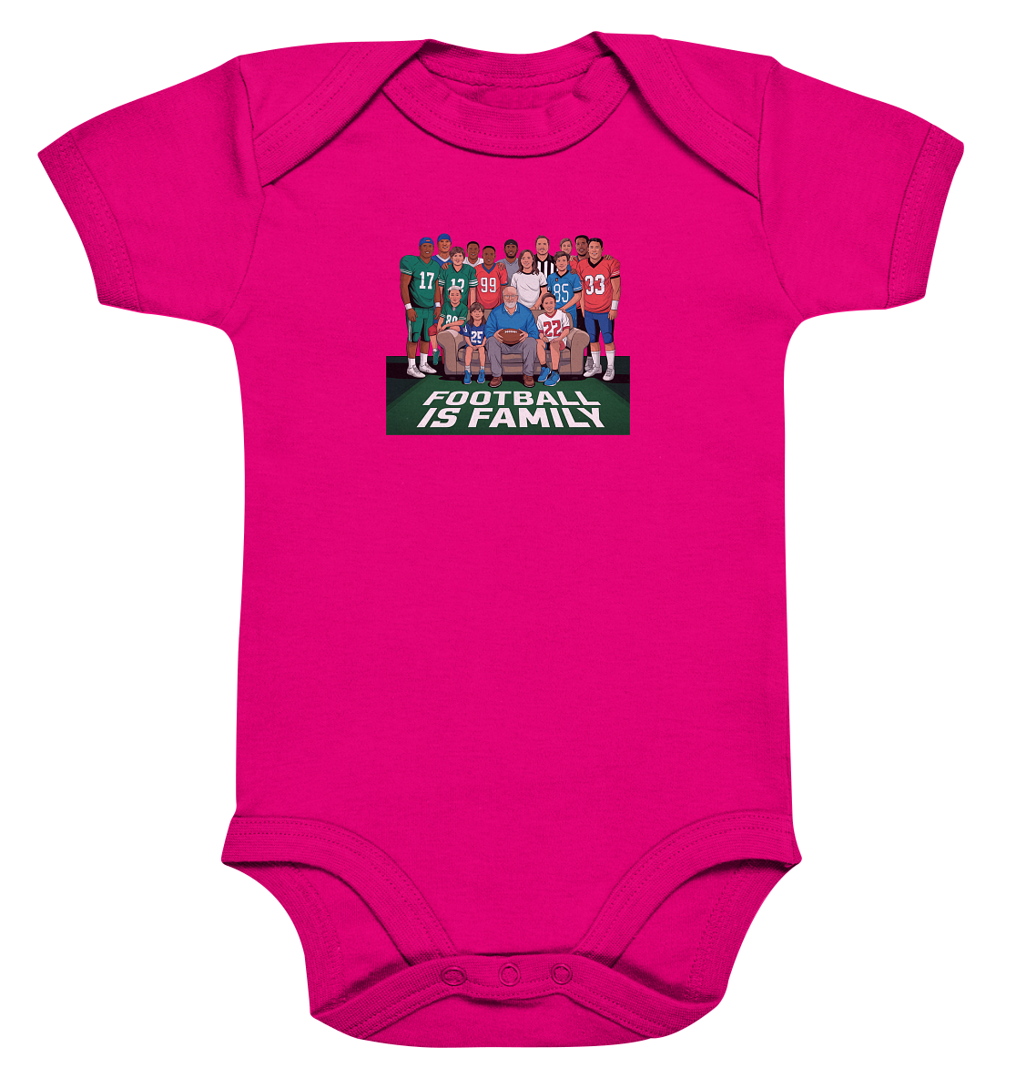 Football is Family - Organic Baby Bodysuit