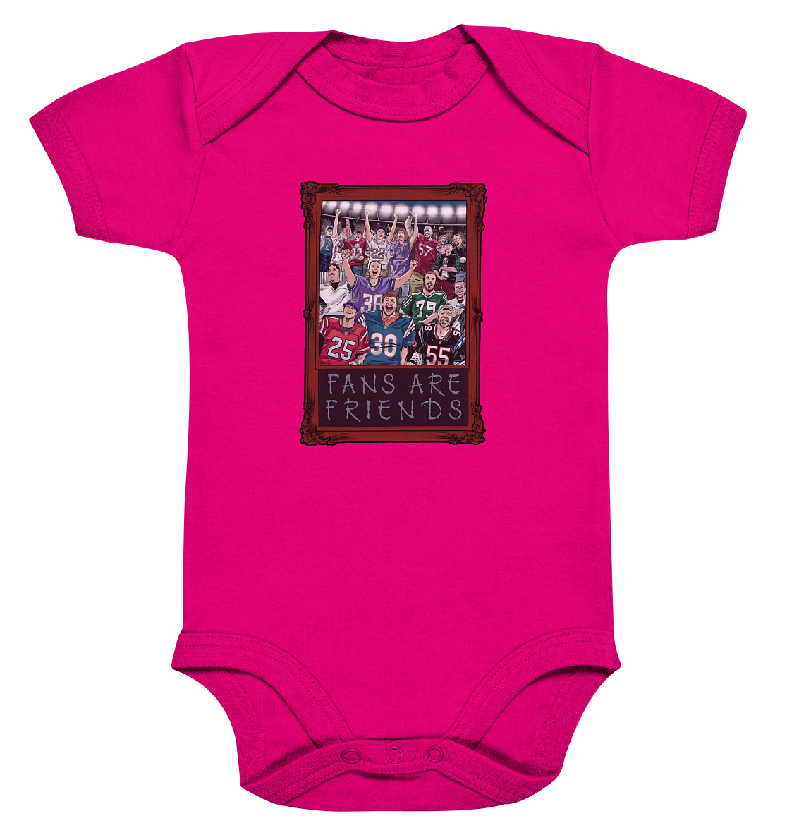 Fans are Friends  - Organic Baby Bodysuit