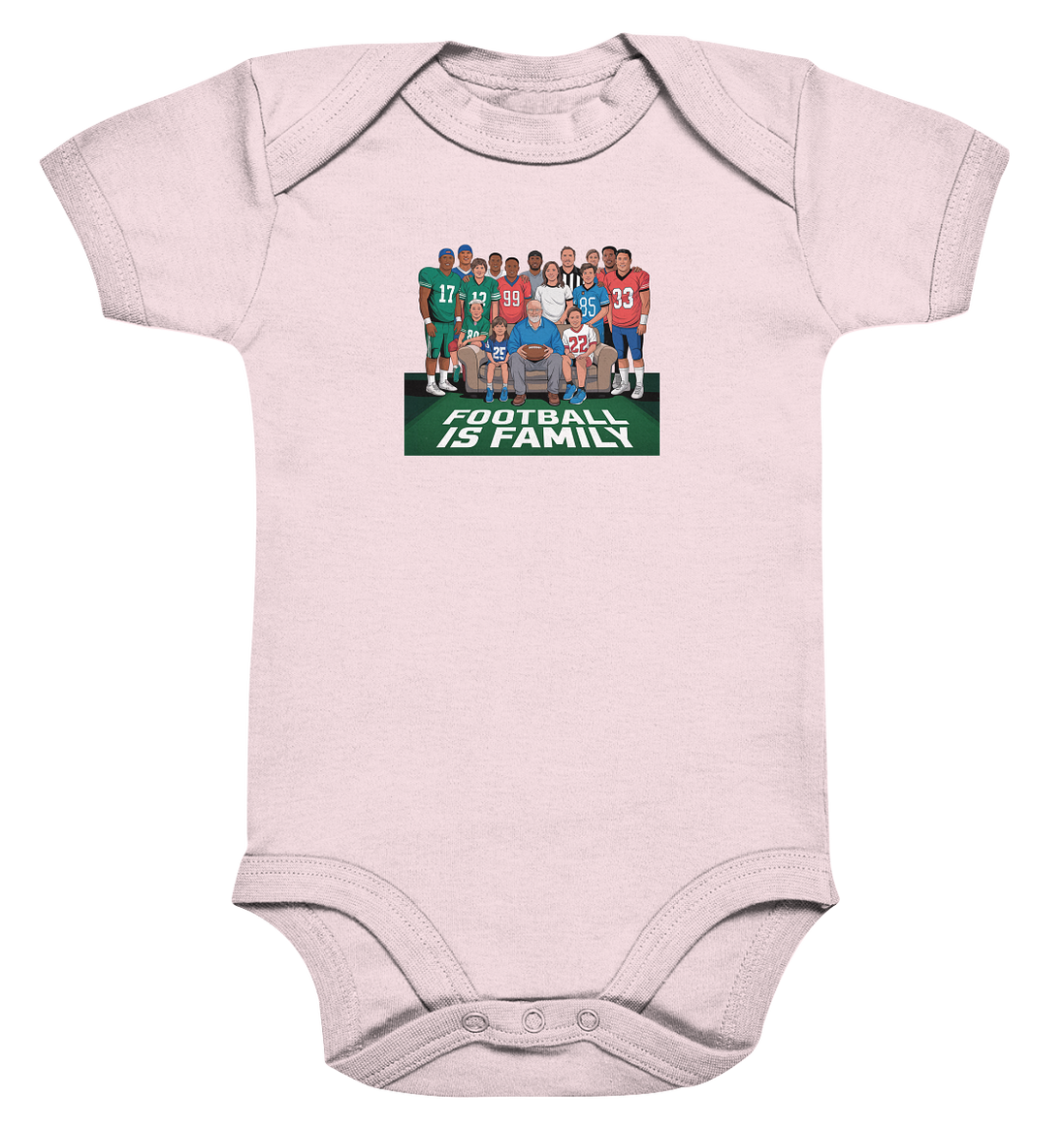 Football is Family - Organic Baby Bodysuit