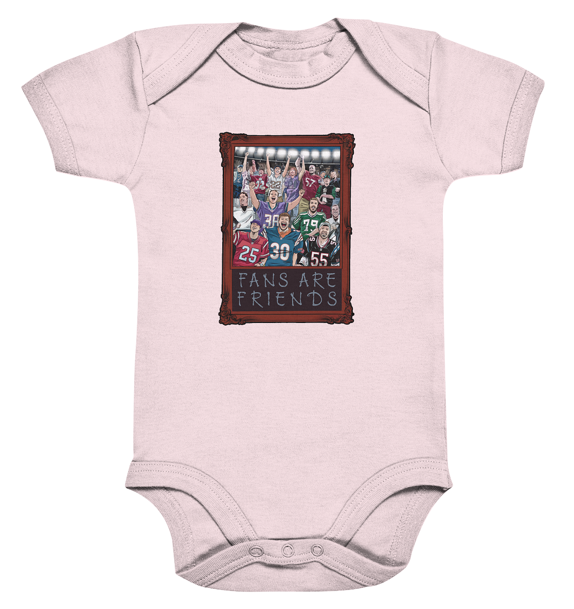 Fans are Friends  - Organic Baby Bodysuit