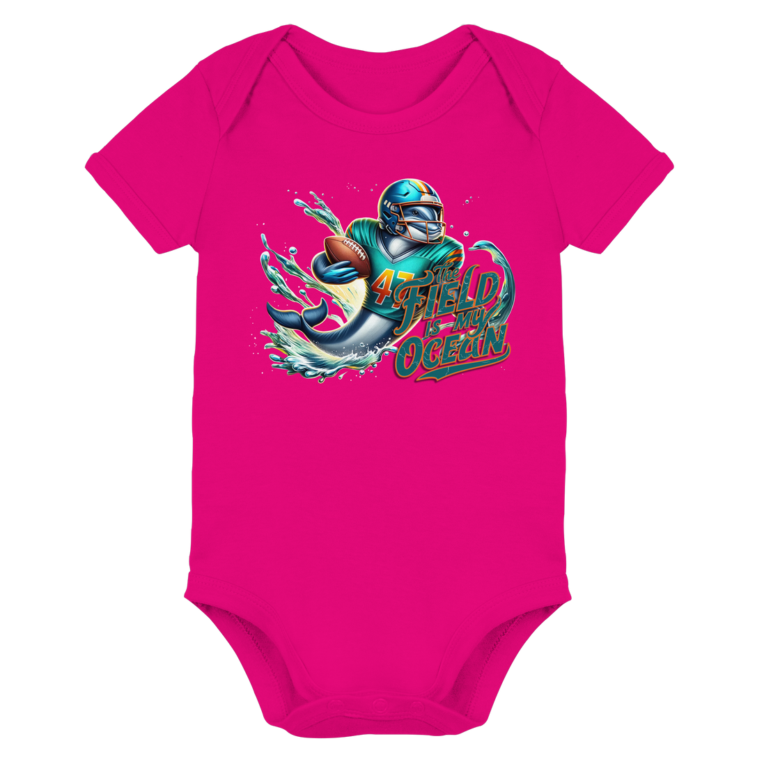 The Field is my Ocean - Organic Baby Bodysuit