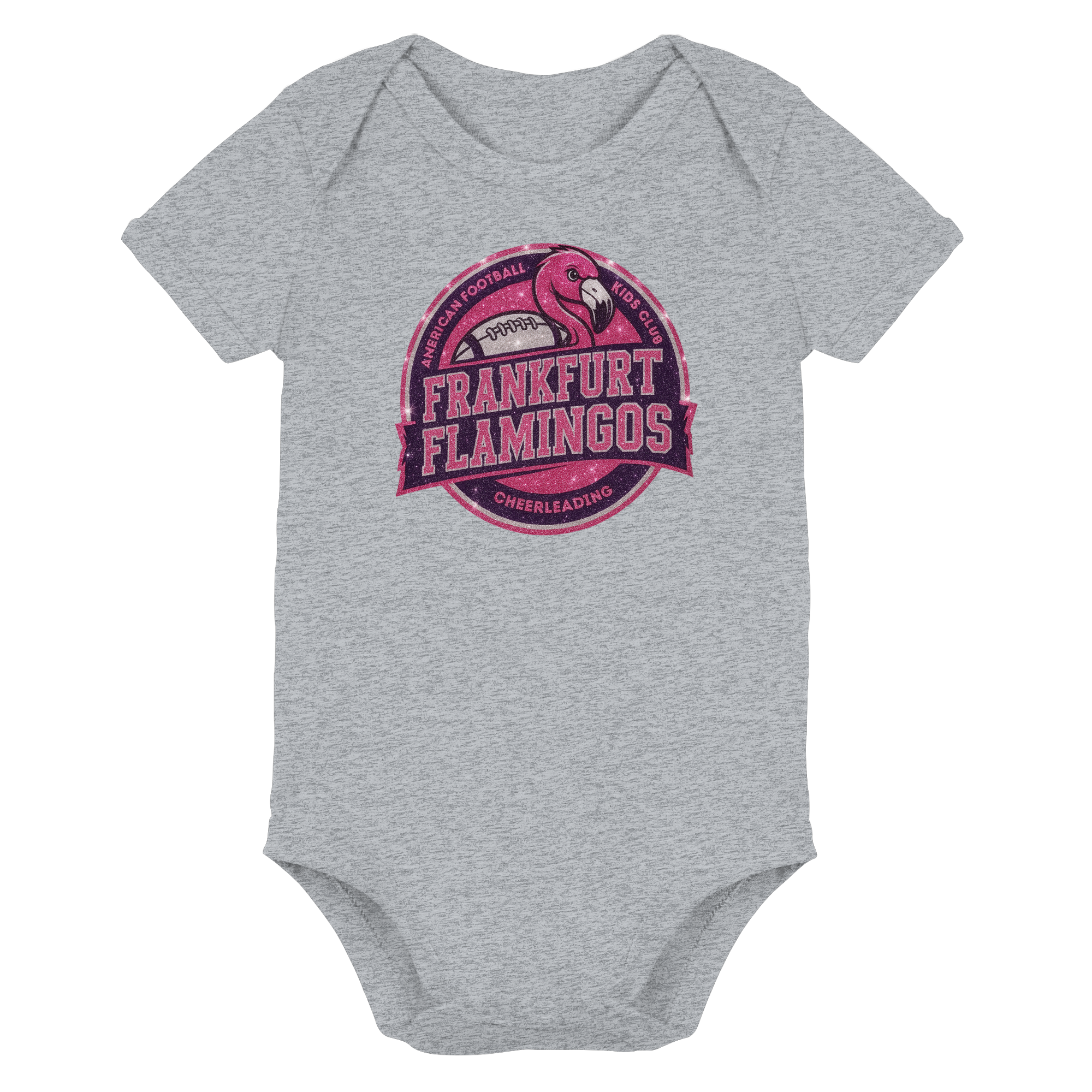 Frankfurt Flamingos - Organic Baby Bodysuit