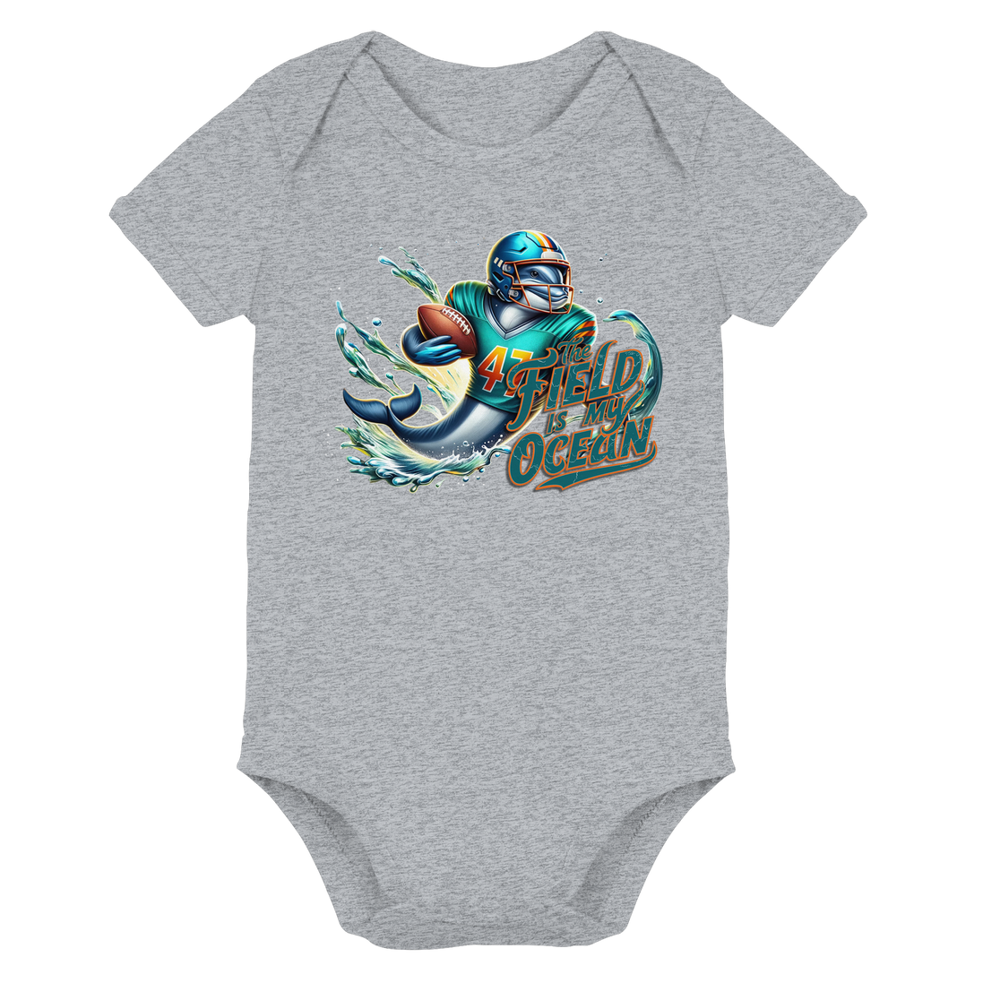 The Field is my Ocean - Organic Baby Bodysuit