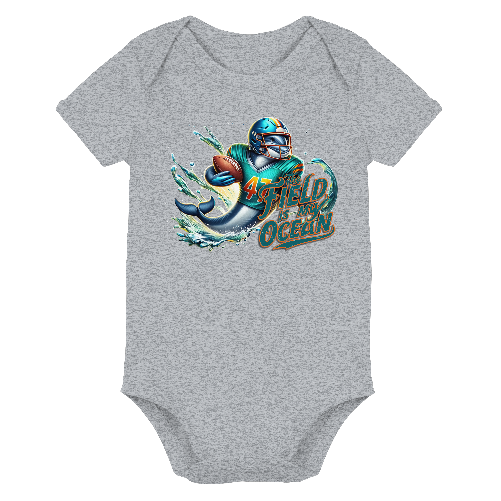 The Field is my Ocean - Organic Baby Bodysuit