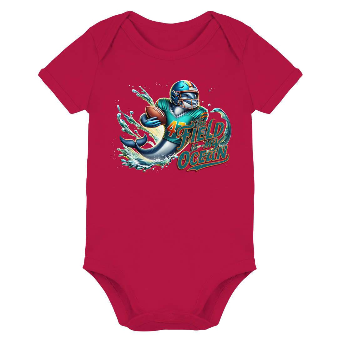 The Field is my Ocean - Organic Baby Bodysuit