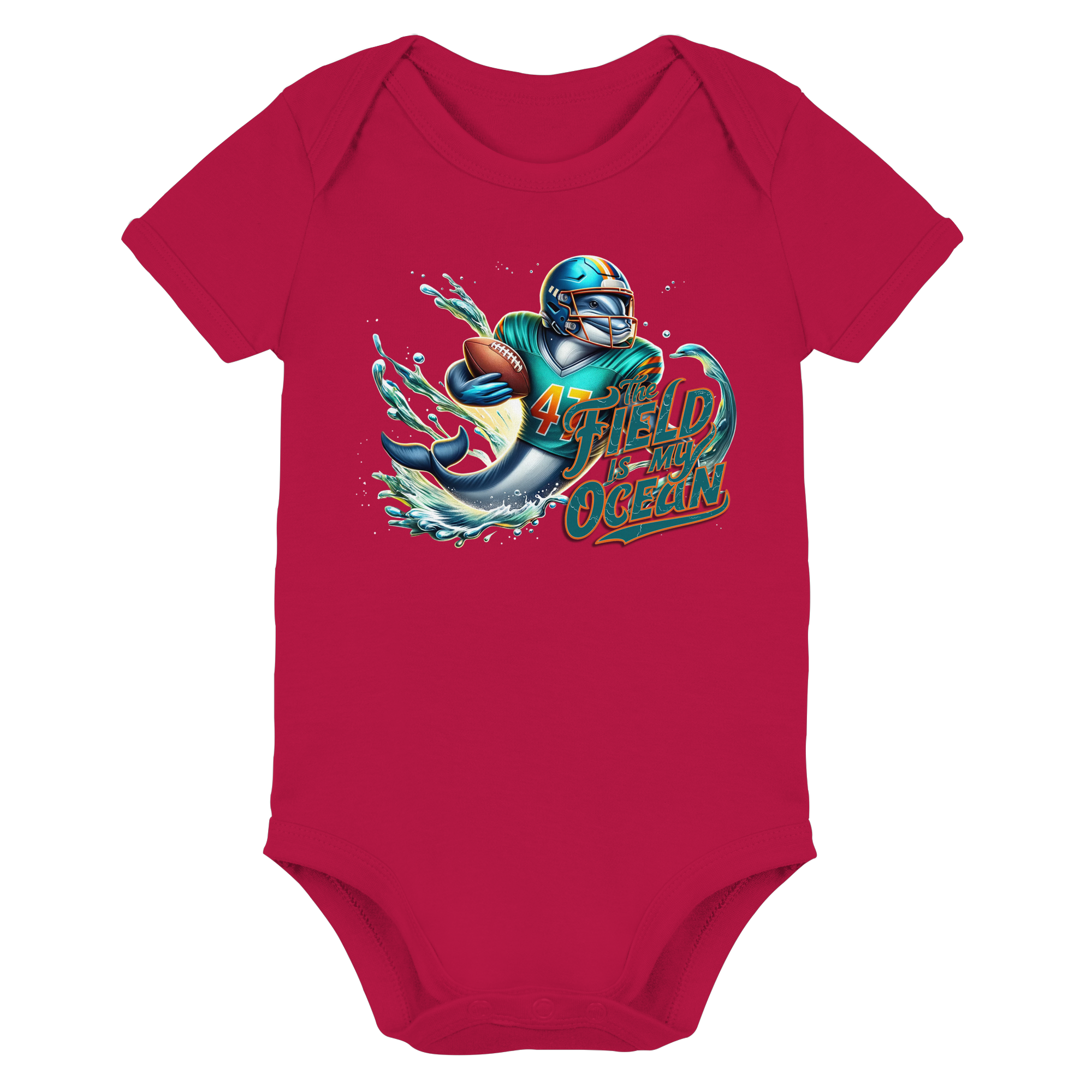 The Field is my Ocean - Organic Baby Bodysuit