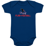 Playoff Flag Football  Men red - Organic Baby Bodysuite