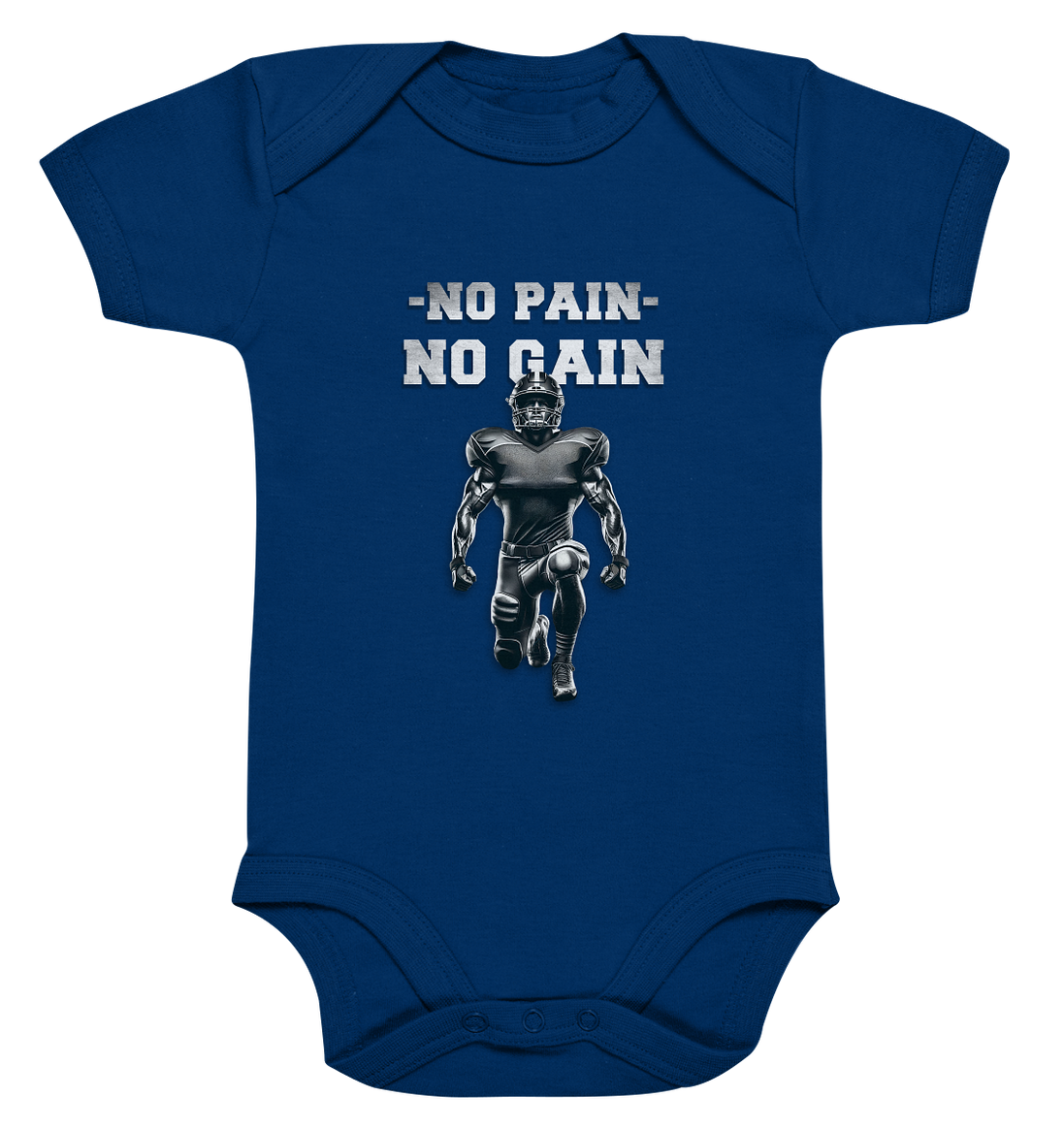 No Pain No Gain Metal  - Organic Baby Bodysuite