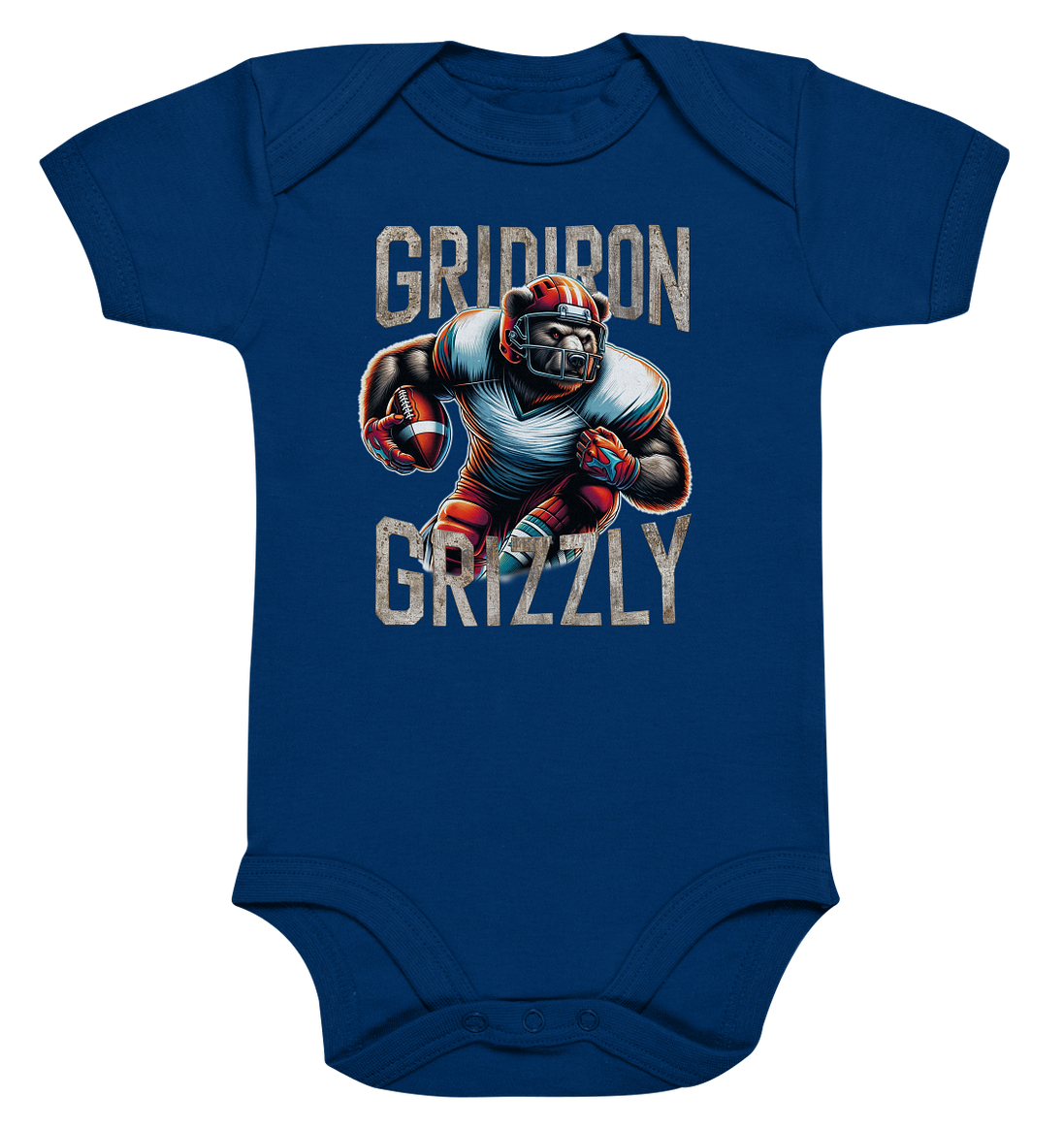Gridiron Grizzly - Organic Baby Bodysuite
