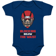 Blocking Below The Waist  - Organic Baby Bodysuite
