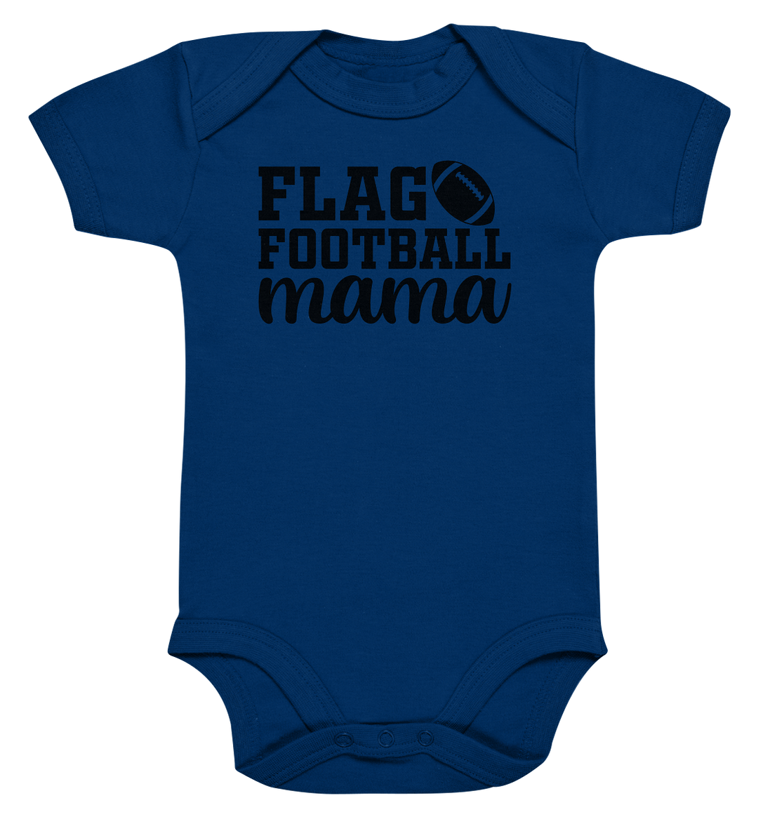 Flag Football Mama - Organic Baby Bodysuite