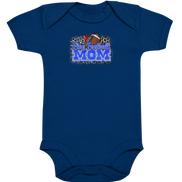 Flag Football Mom - Organic Baby Bodysuite