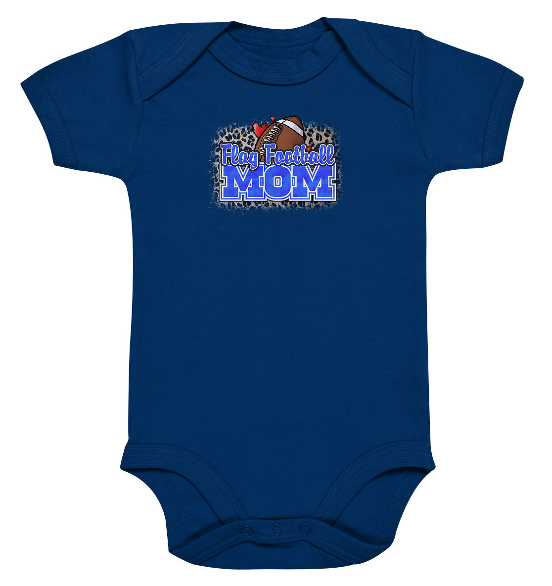 Flag Football Mom - Organic Baby Bodysuite