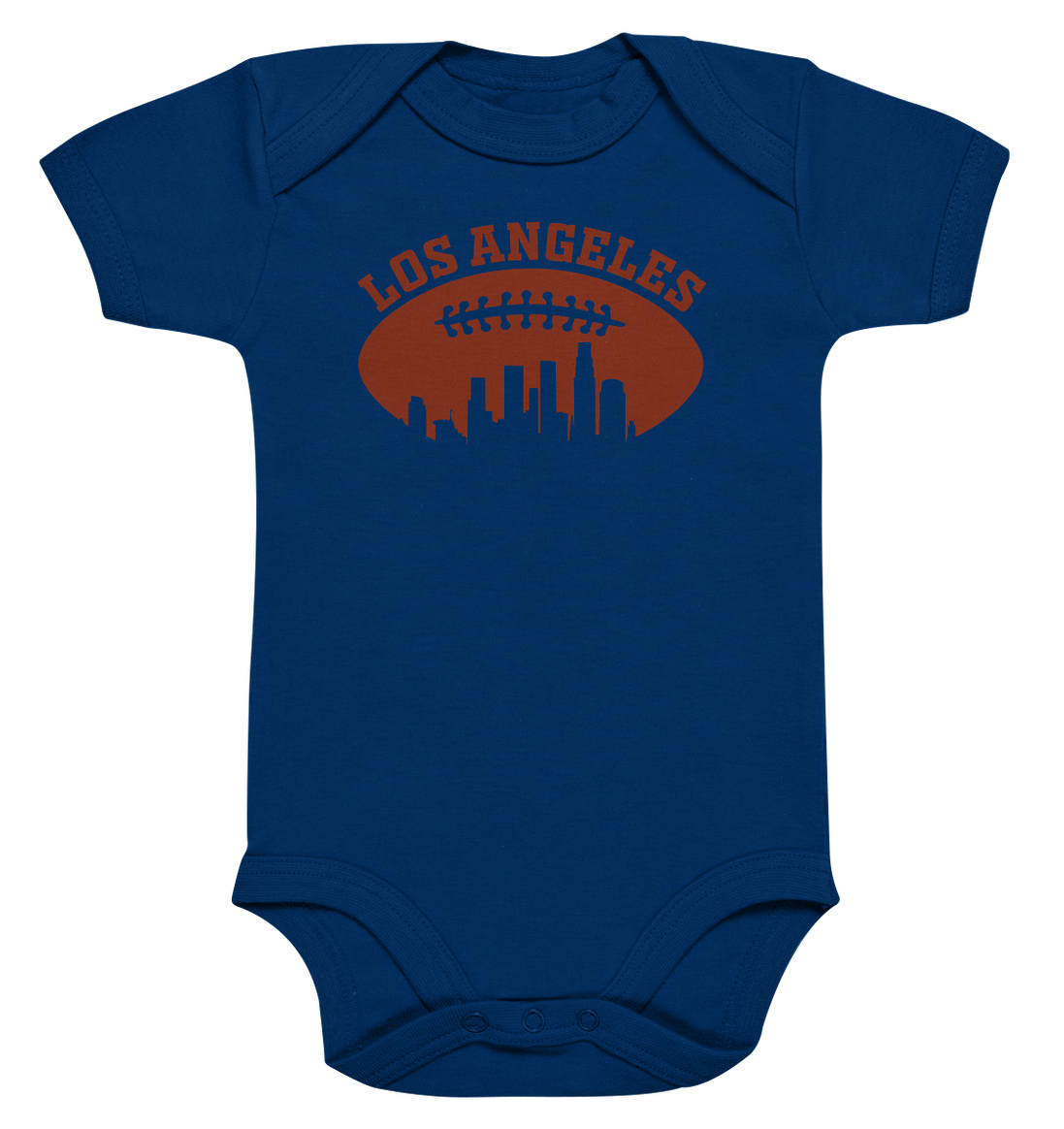 Los Angeles Football Silhouette - Organic Baby Bodysuite