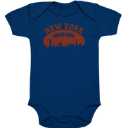 New York Football Silhoutte  - Organic Baby Bodysuite