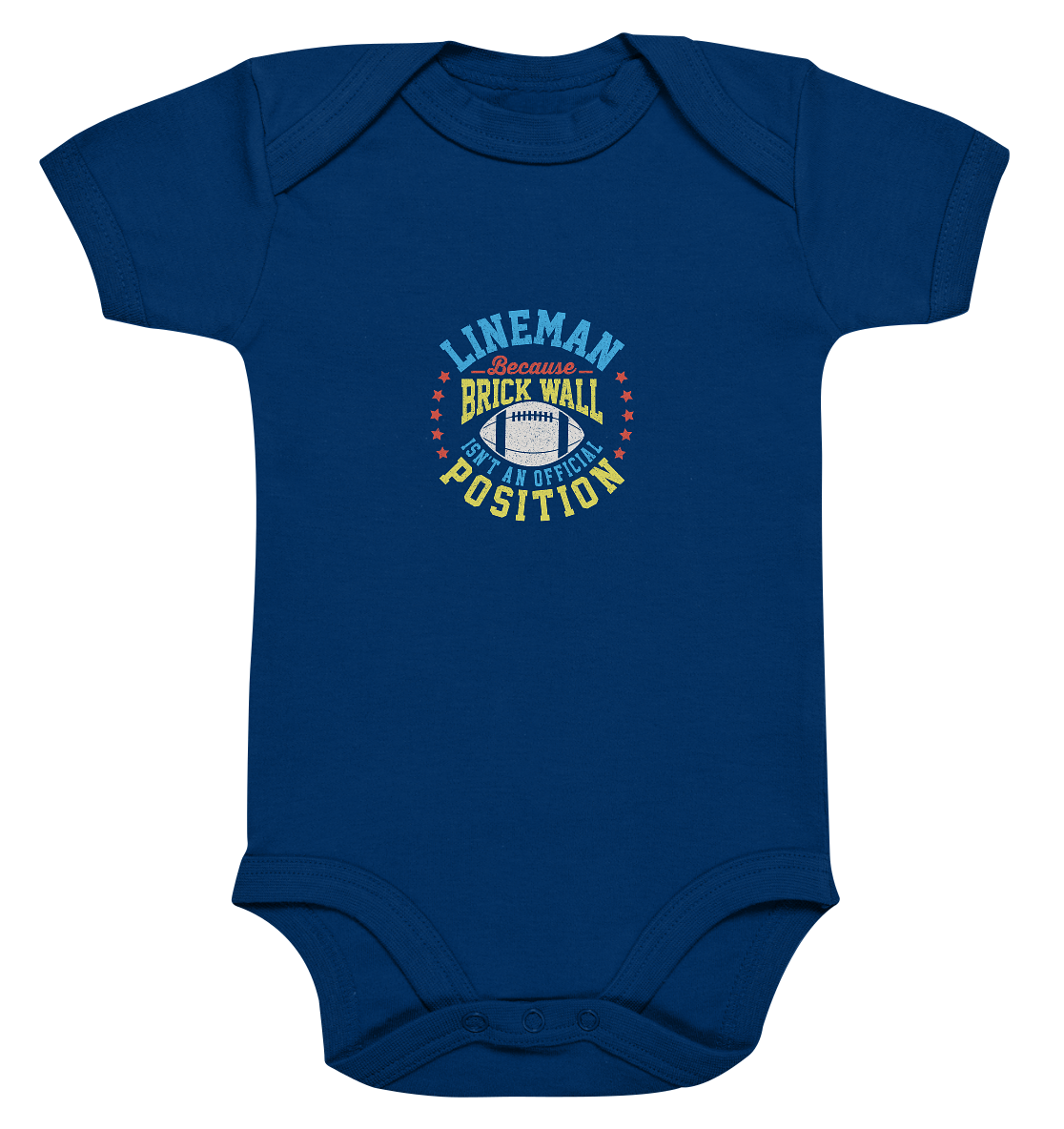 Lineman Brick Wall - Organic Baby Bodysuite