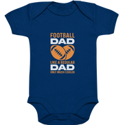 Football Dad Much Cooler - Organic Baby Bodysuite