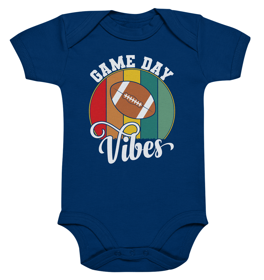 Game Day Vibes White - Organic Baby Bodysuite